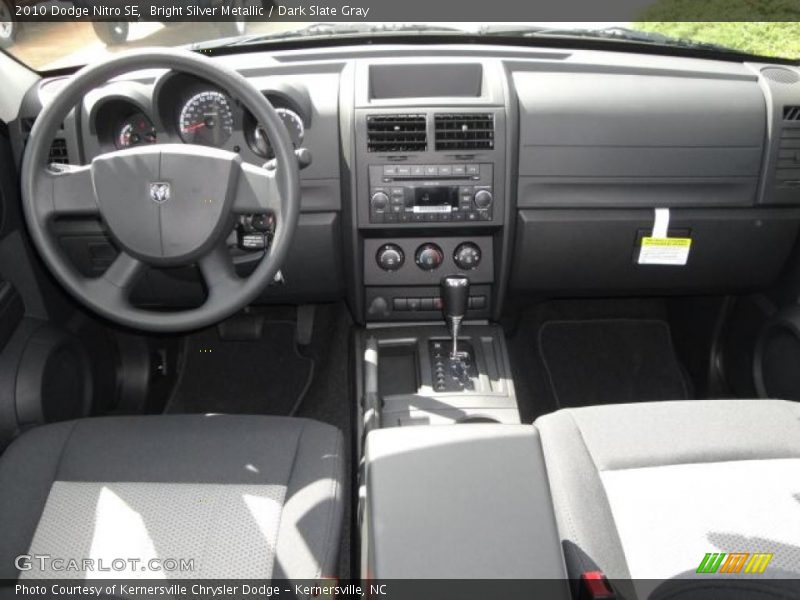 Bright Silver Metallic / Dark Slate Gray 2010 Dodge Nitro SE