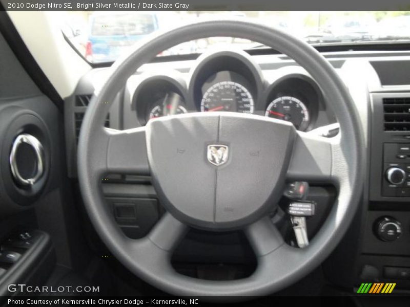 Bright Silver Metallic / Dark Slate Gray 2010 Dodge Nitro SE