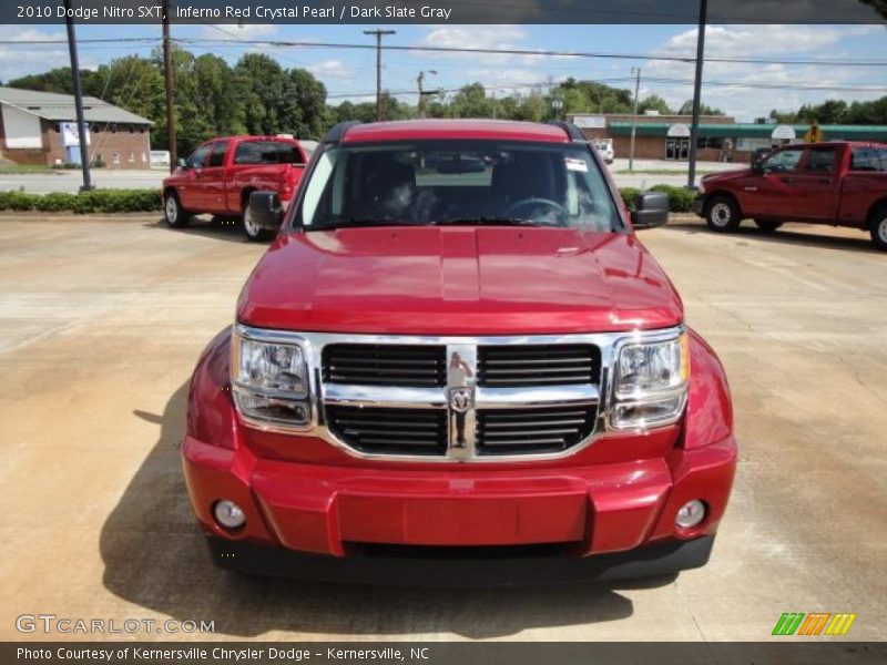 Inferno Red Crystal Pearl / Dark Slate Gray 2010 Dodge Nitro SXT