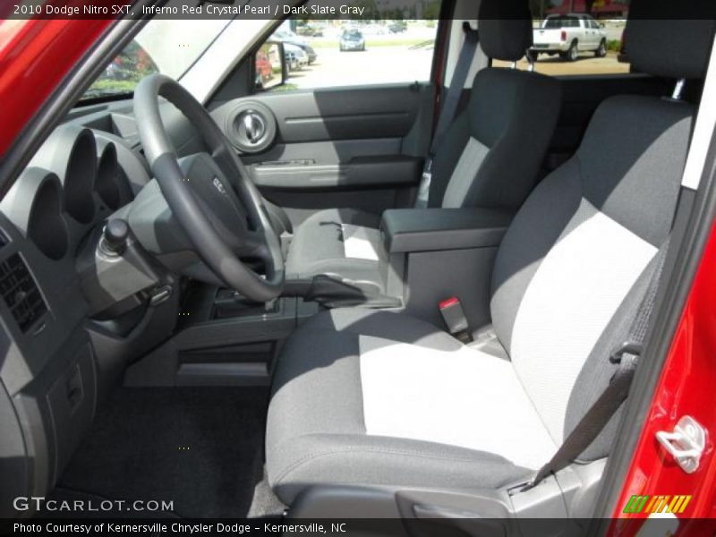 Inferno Red Crystal Pearl / Dark Slate Gray 2010 Dodge Nitro SXT