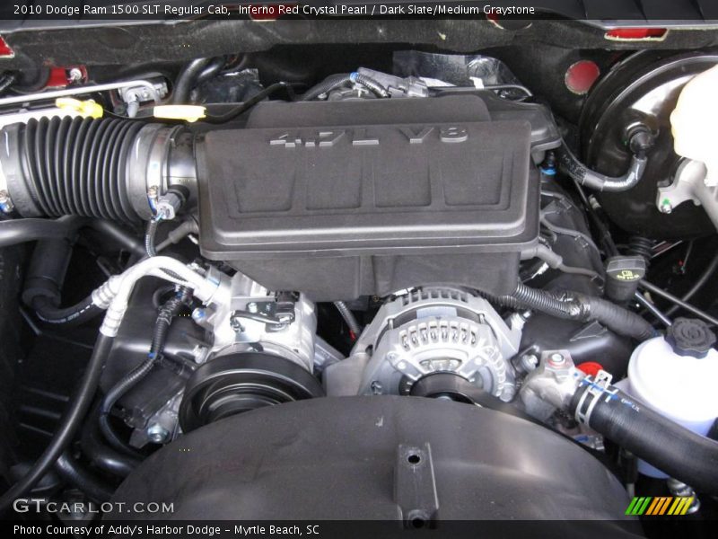 Inferno Red Crystal Pearl / Dark Slate/Medium Graystone 2010 Dodge Ram 1500 SLT Regular Cab