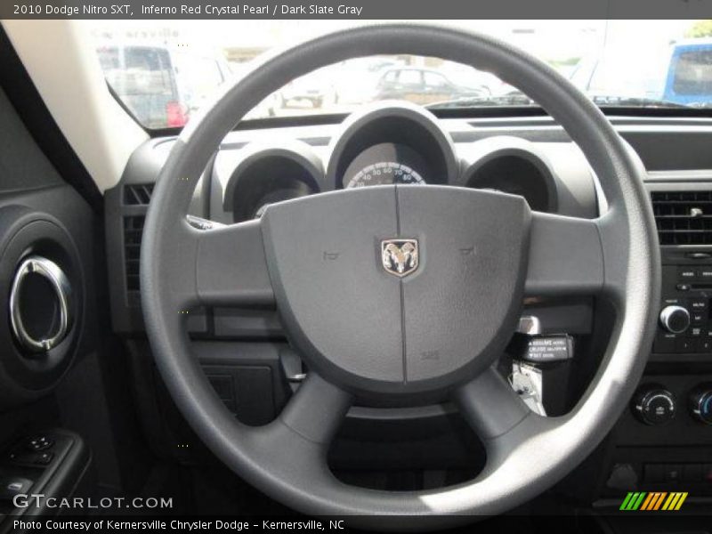 Inferno Red Crystal Pearl / Dark Slate Gray 2010 Dodge Nitro SXT