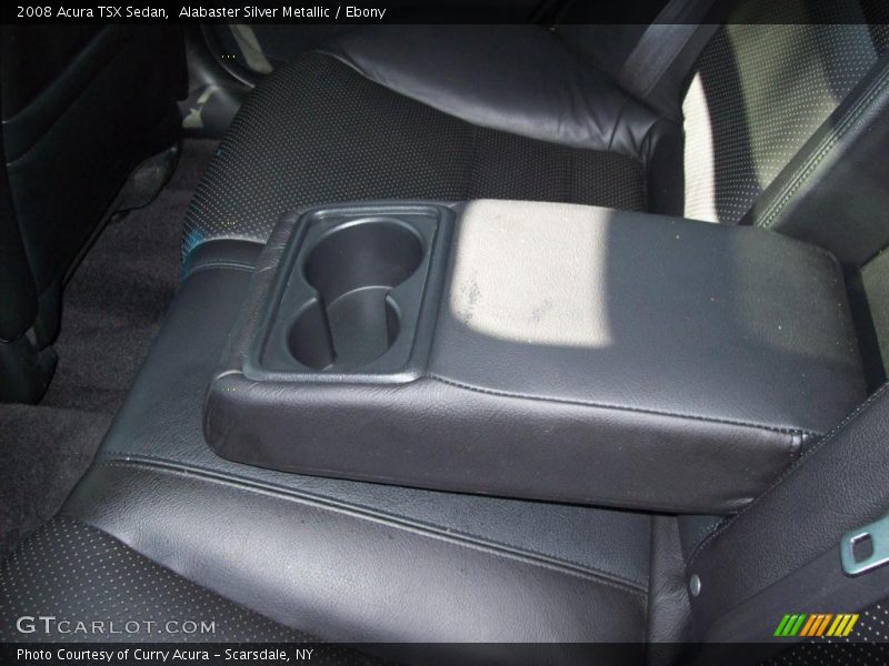 Alabaster Silver Metallic / Ebony 2008 Acura TSX Sedan