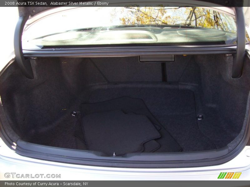 Alabaster Silver Metallic / Ebony 2008 Acura TSX Sedan