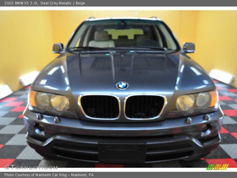 Steel Grey Metallic / Beige 2002 BMW X5 3.0i