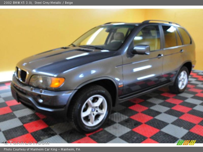 Steel Grey Metallic / Beige 2002 BMW X5 3.0i