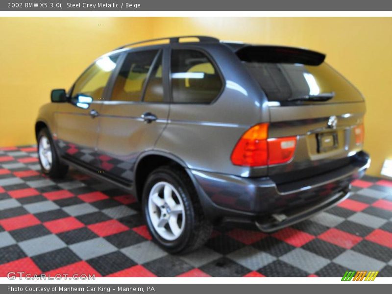 Steel Grey Metallic / Beige 2002 BMW X5 3.0i