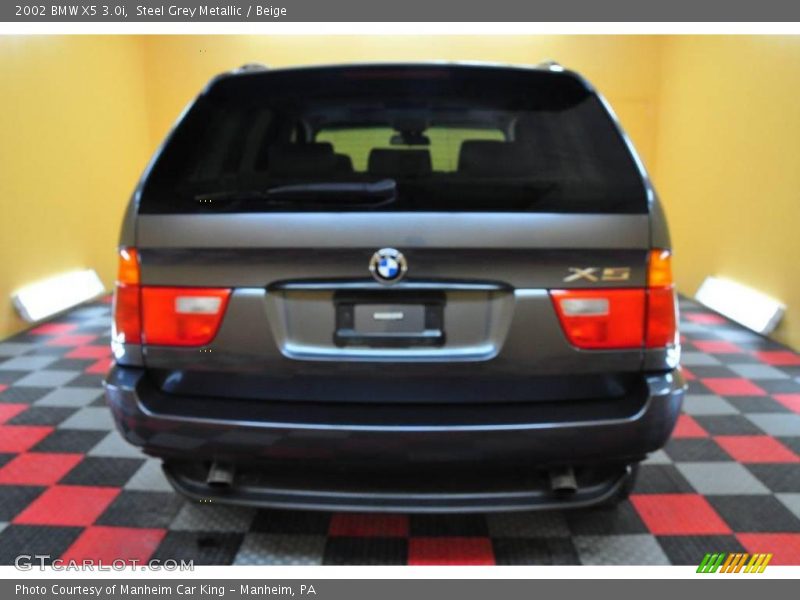 Steel Grey Metallic / Beige 2002 BMW X5 3.0i