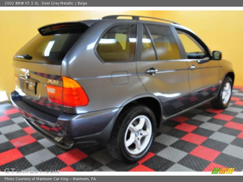 Steel Grey Metallic / Beige 2002 BMW X5 3.0i