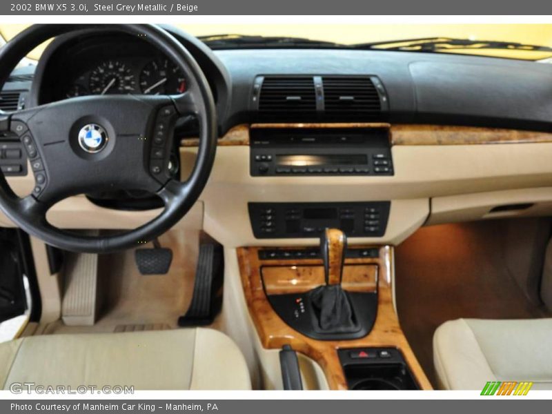 Steel Grey Metallic / Beige 2002 BMW X5 3.0i