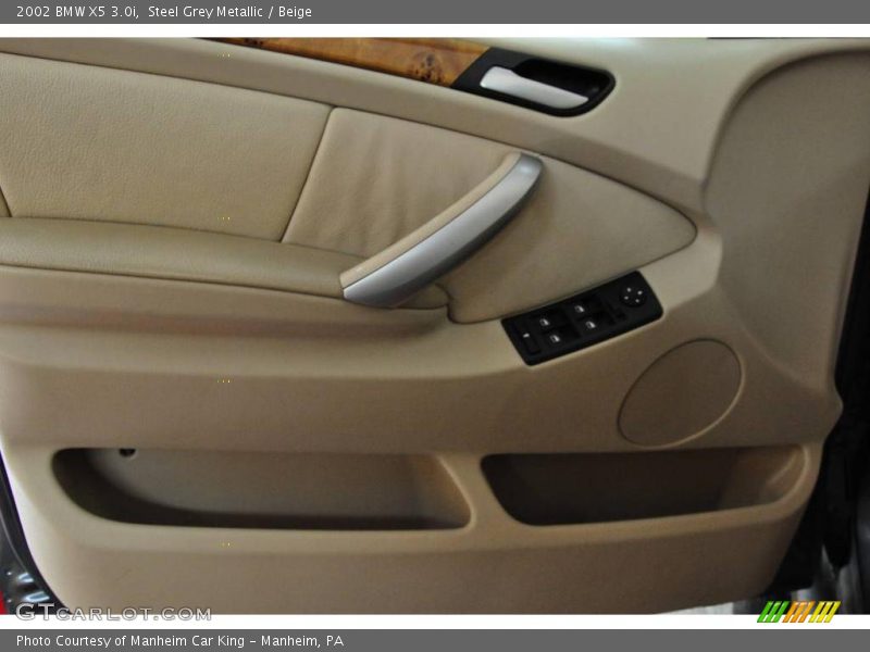 Steel Grey Metallic / Beige 2002 BMW X5 3.0i