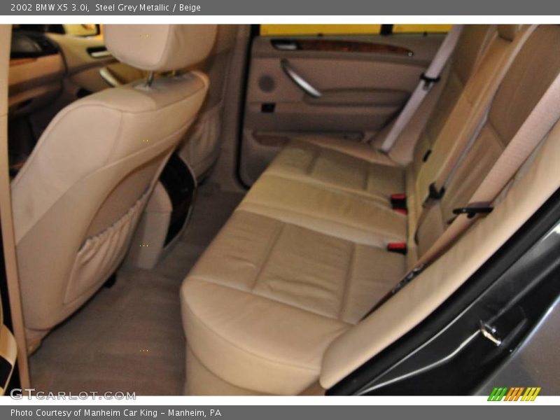 Steel Grey Metallic / Beige 2002 BMW X5 3.0i