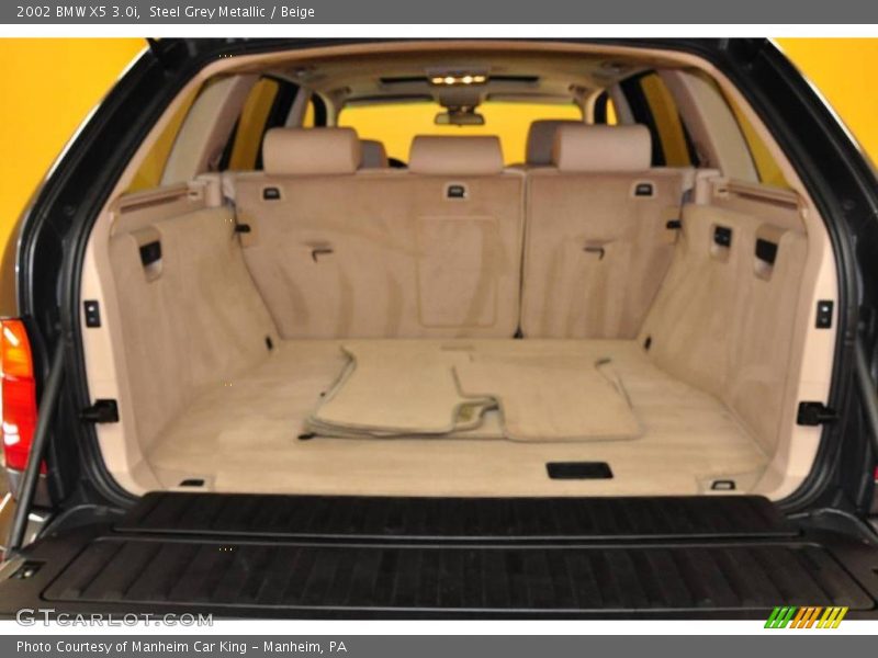 Steel Grey Metallic / Beige 2002 BMW X5 3.0i