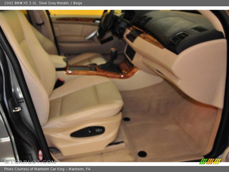 Steel Grey Metallic / Beige 2002 BMW X5 3.0i