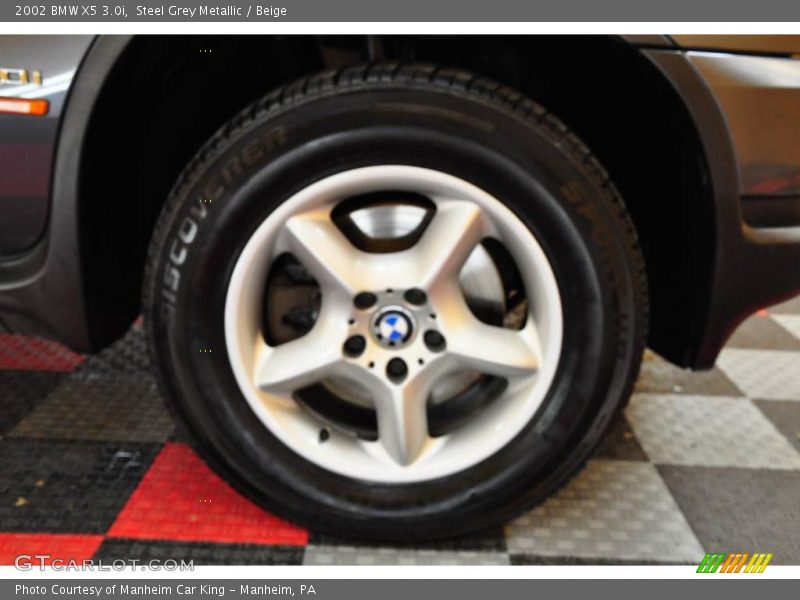 Steel Grey Metallic / Beige 2002 BMW X5 3.0i