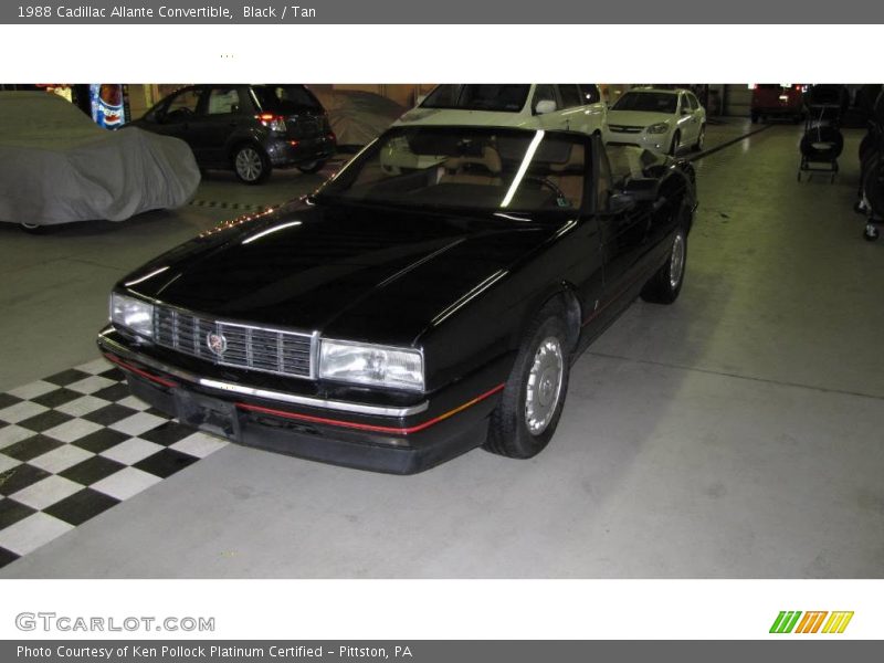 Black / Tan 1988 Cadillac Allante Convertible