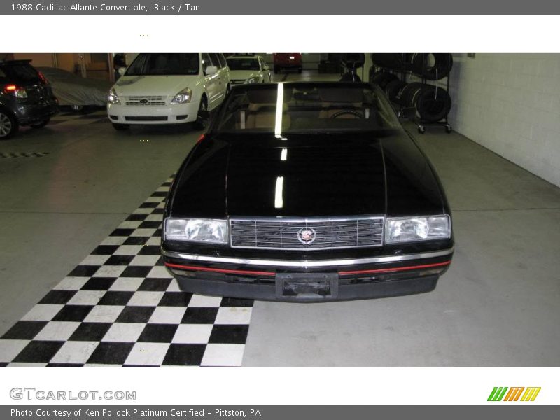 Black / Tan 1988 Cadillac Allante Convertible