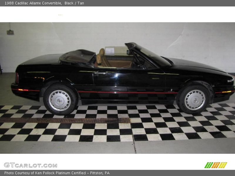 Black / Tan 1988 Cadillac Allante Convertible