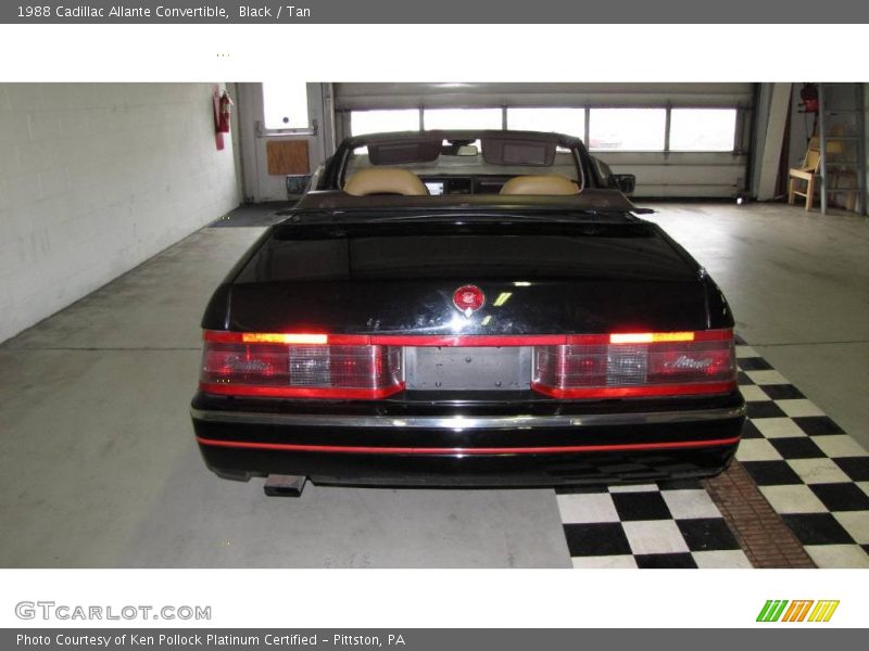 Black / Tan 1988 Cadillac Allante Convertible