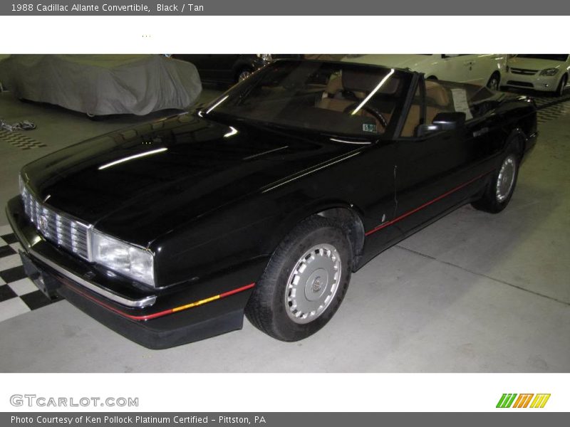 Black / Tan 1988 Cadillac Allante Convertible