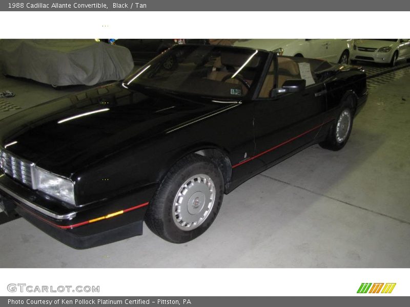 Black / Tan 1988 Cadillac Allante Convertible