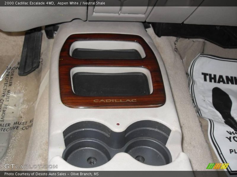 Aspen White / Neutral Shale 2000 Cadillac Escalade 4WD