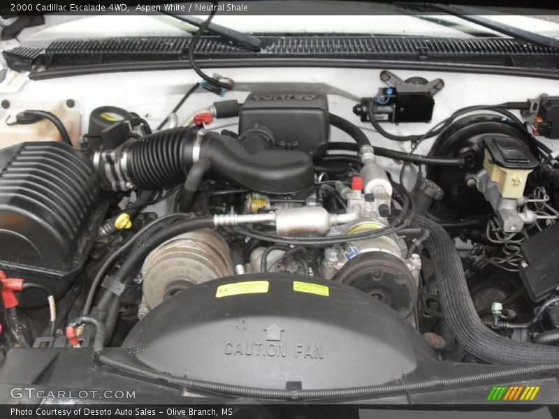 Aspen White / Neutral Shale 2000 Cadillac Escalade 4WD