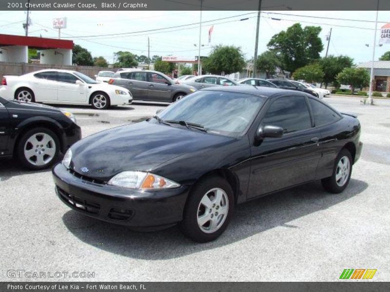 Black / Graphite 2001 Chevrolet Cavalier Coupe