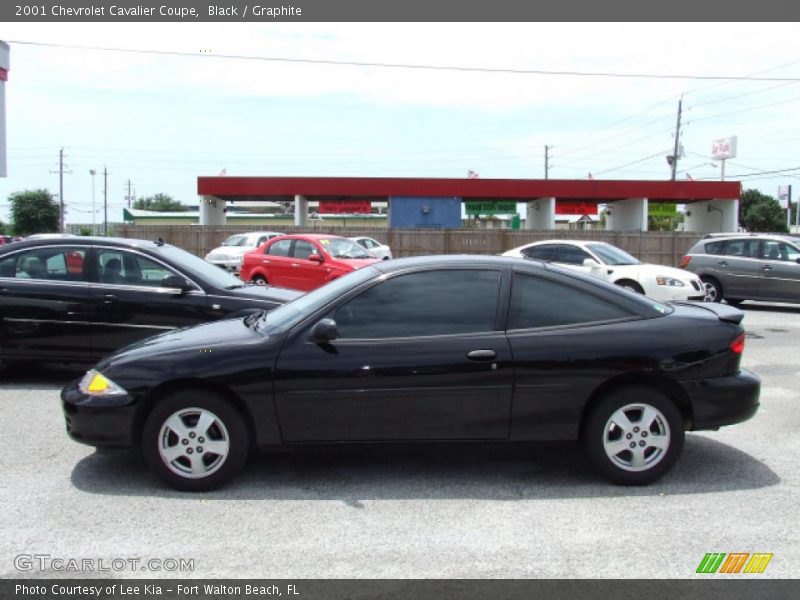 Black / Graphite 2001 Chevrolet Cavalier Coupe