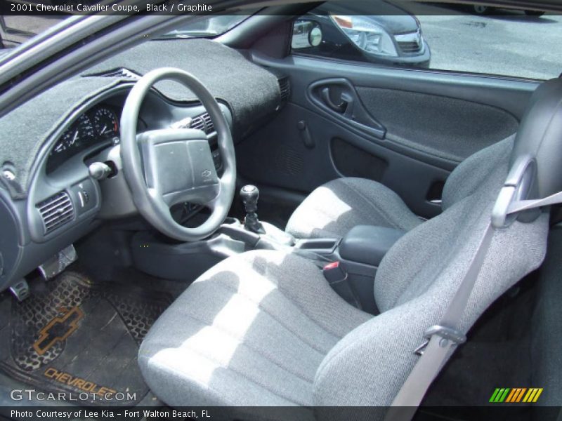 Black / Graphite 2001 Chevrolet Cavalier Coupe