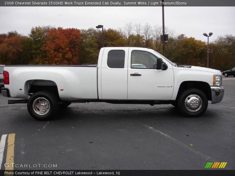 Summit White / Light Titanium/Ebony 2008 Chevrolet Silverado 3500HD Work Truck Extended Cab Dually