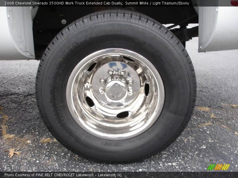Summit White / Light Titanium/Ebony 2008 Chevrolet Silverado 3500HD Work Truck Extended Cab Dually