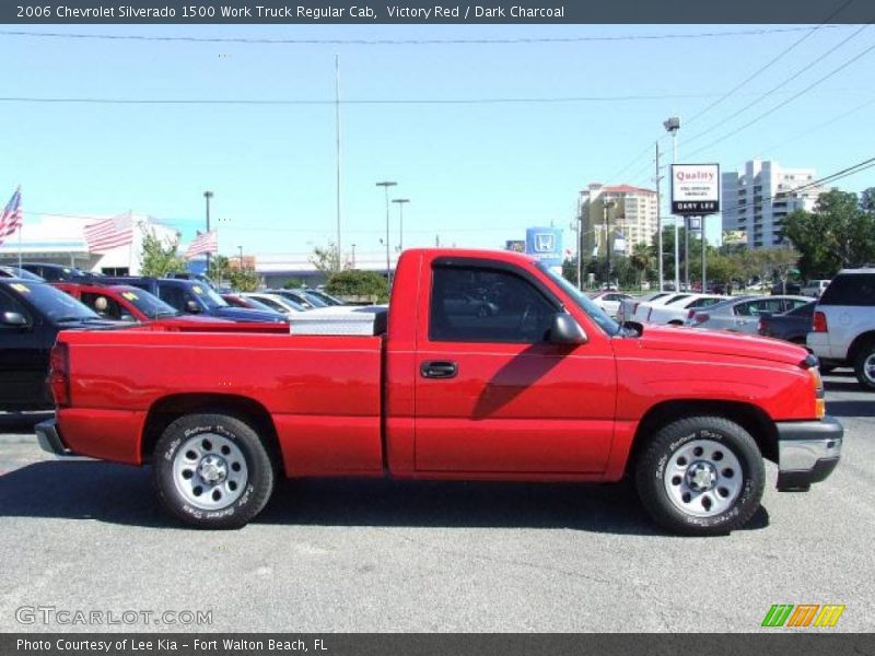 Victory Red / Dark Charcoal 2006 Chevrolet Silverado 1500 Work Truck Regular Cab