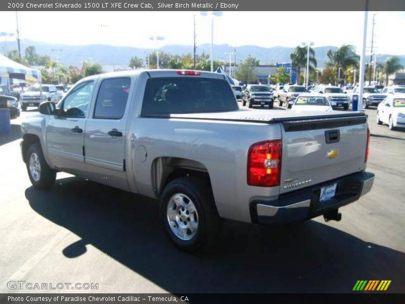 Silver Birch Metallic / Ebony 2009 Chevrolet Silverado 1500 LT XFE Crew Cab