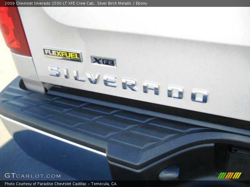 Silver Birch Metallic / Ebony 2009 Chevrolet Silverado 1500 LT XFE Crew Cab