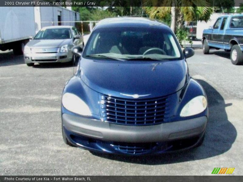 Patriot Blue Pearl / Gray 2001 Chrysler PT Cruiser