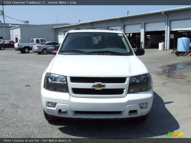 Summit White / Gray 2009 Chevrolet TrailBlazer LT
