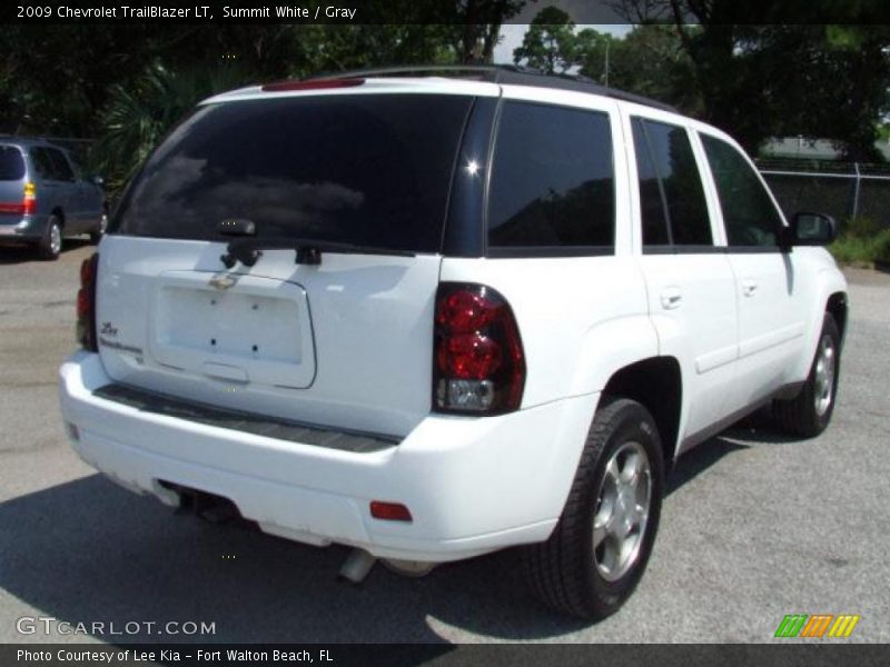 Summit White / Gray 2009 Chevrolet TrailBlazer LT