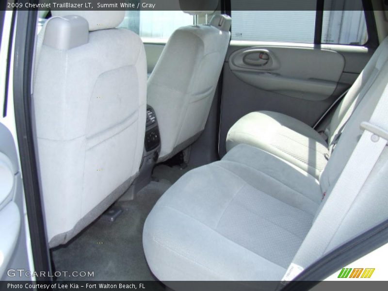 Summit White / Gray 2009 Chevrolet TrailBlazer LT