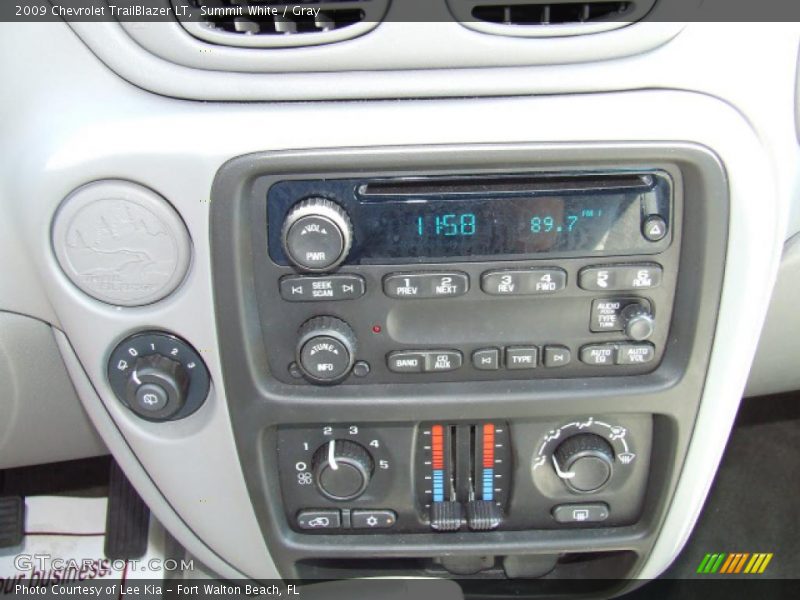 Summit White / Gray 2009 Chevrolet TrailBlazer LT