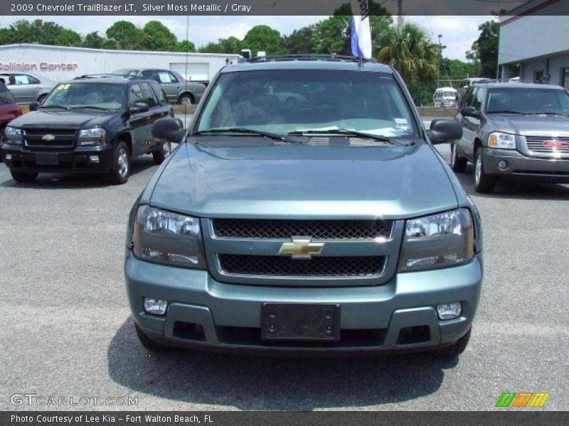 Silver Moss Metallic / Gray 2009 Chevrolet TrailBlazer LT