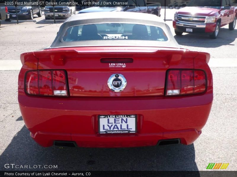 Torch Red / Dark Charcoal 2005 Ford Mustang GT Deluxe Convertible