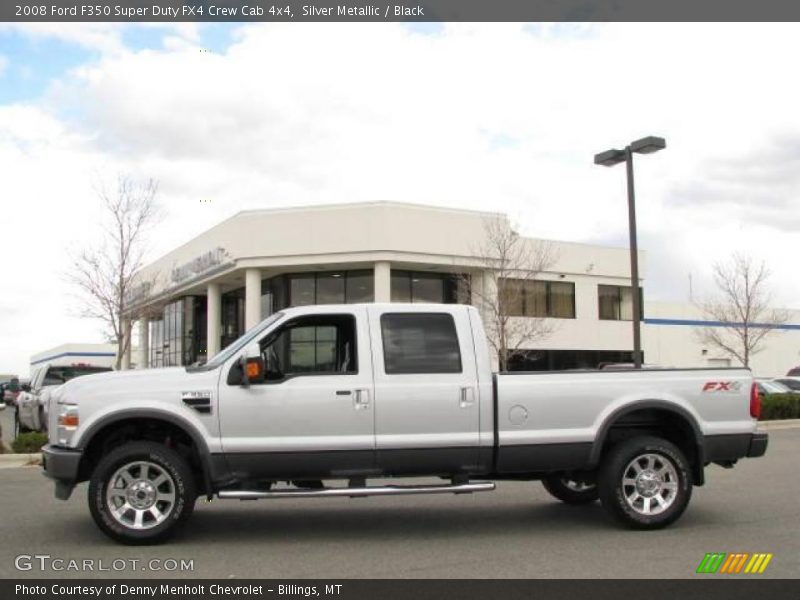Silver Metallic / Black 2008 Ford F350 Super Duty FX4 Crew Cab 4x4
