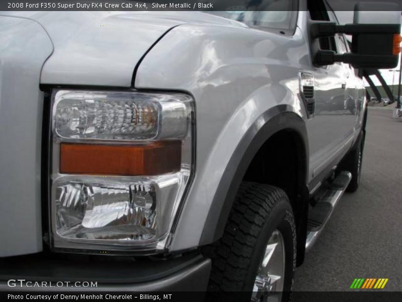 Silver Metallic / Black 2008 Ford F350 Super Duty FX4 Crew Cab 4x4