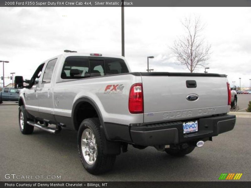 Silver Metallic / Black 2008 Ford F350 Super Duty FX4 Crew Cab 4x4