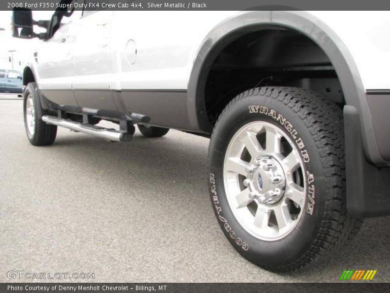 Silver Metallic / Black 2008 Ford F350 Super Duty FX4 Crew Cab 4x4