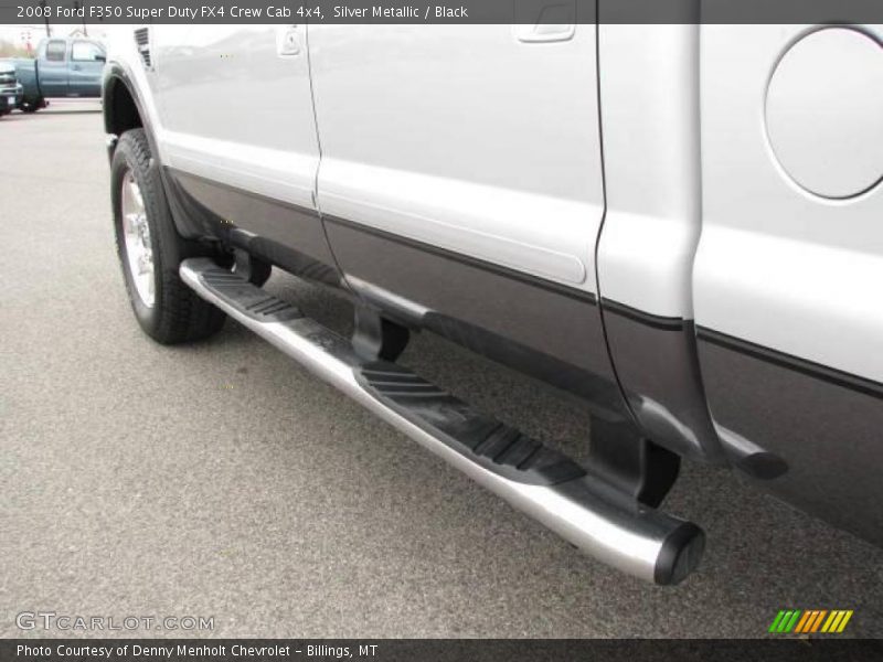 Silver Metallic / Black 2008 Ford F350 Super Duty FX4 Crew Cab 4x4