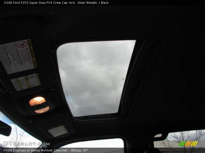 Silver Metallic / Black 2008 Ford F350 Super Duty FX4 Crew Cab 4x4