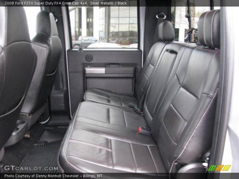 Silver Metallic / Black 2008 Ford F350 Super Duty FX4 Crew Cab 4x4