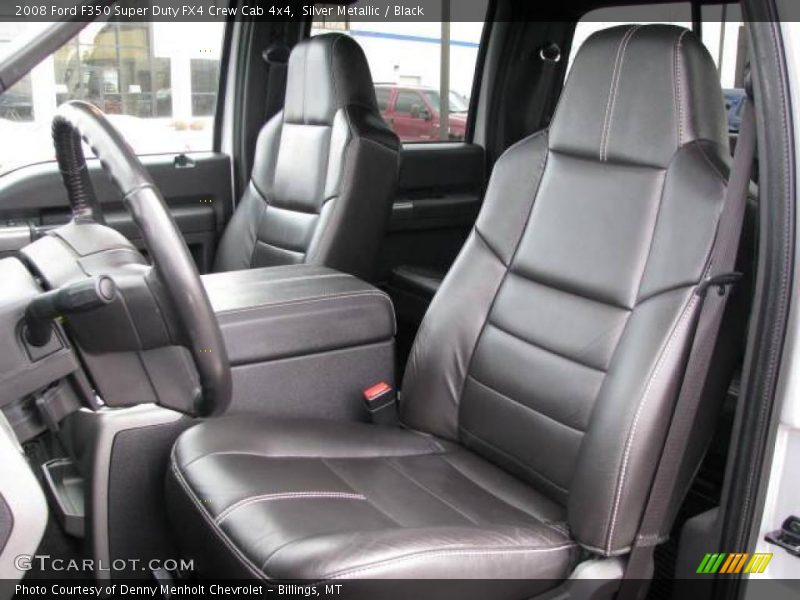 Silver Metallic / Black 2008 Ford F350 Super Duty FX4 Crew Cab 4x4